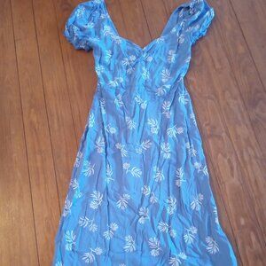 Billabong Blue Floral Dress